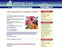 Tablet Screenshot of centro-tao.it